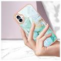 Marble Pattern Electroplated IMD Nothing Phone (1) TPU Case - Green