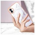 Marble Pattern Electroplated IMD Nothing Phone (1) TPU Case - White