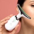 Marielle EMS Lifting Facial Massager with LED Light Therapy - White