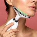 Marielle EMS Lifting Facial Massager with LED Light Therapy - White