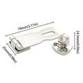 Marine Grade Stainless Steel Twist Latch Lock for Boat, Yacht and RV Door