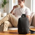 Mark Ryden MR737 4L Crossbody Chest Bag with USB-A/USB-C Charging Ports - Black