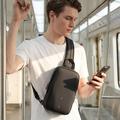 Mark Ryden MR737 4L Crossbody Chest Bag with USB-A/USB-C Charging Ports - Black