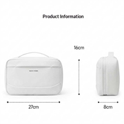 Mark Ryden MR87 3.5L Toiletry Bag with Rotating Hook - White