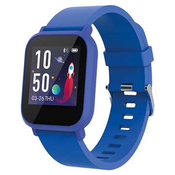 Maxlife MXSW-200 Waterproof Smartwatch with Heart Rate Monitor - Blue