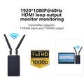 Measy T1850 1080p Wireless Video Transmitter/Receiver – 500m, 5GHz, EU Plug - Black