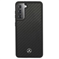 Mercedes-Benz Dynamic Carbon Fiber Samsung Galaxy S21 5G Case - Black