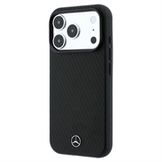 iPhone 18 Pro Max Mercedes-Benz Semi Wrap Case - MagSafe Compatible - Black