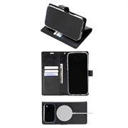 iPhone 18 Pro Max/17 Pro Max Mercury Goospery BlueMoon Diary MagSafe Wallet Case