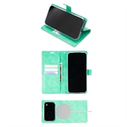 iPhone 18 Pro Max/17 Pro Max Mercury Goospery BlueMoon Diary MagSafe Wallet Case - Mint