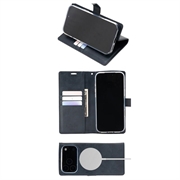 iPhone 18 Pro Max/17 Pro Max Mercury Goospery BlueMoon Diary MagSafe Wallet Case - Navy Blue
