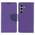 Mercury Goospery Fancy Diary Samsung Galaxy S24+ Wallet Case - Purple