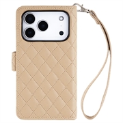 iPhone 18 Pro/17 Pro Mercury Goospery Luxe Diary Wallet Case - Beige