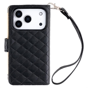 iPhone 18 Pro/17 Pro Mercury Goospery Luxe Diary Wallet Case - Black