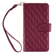 iPhone 18 Pro/17 Pro Mercury Goospery Luxe Diary Wallet Case - Burgundy
