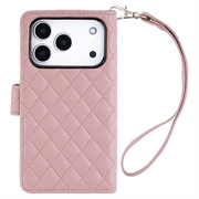 iPhone 18 Pro Max/17 Pro Max Mercury Goospery Luxe Diary Wallet Case - Rose Gold