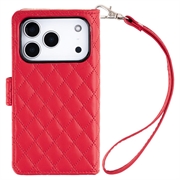 iPhone 18 Pro/17 Pro Mercury Goospery Luxe Diary Wallet Case - Red