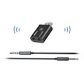 Mini Bluetooth Audio Transmitter / Reciever YET-TR6 - USB-A, 3.5mm