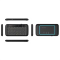 Mini Combo Wireless Keyboard & Touchpad H20 - Black