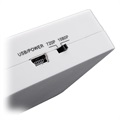 Mini Full HD 1080p RCA AV / HDMI Converter - White