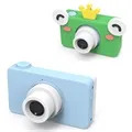 Mini HD Digital Camera for Kids D8 - 8MP - Blue / Frog