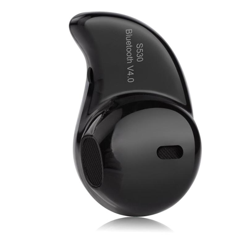 Mini S530 Wireless Bluetooth Headset - Mono - Black