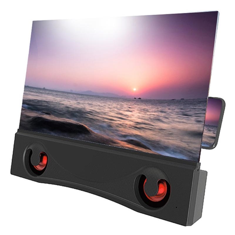 Mobile Phone Screen Amplifier with Bluetooth Speaker 12''