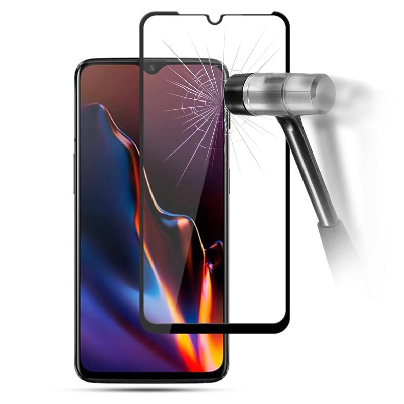 Mocolo OnePlus 6T Tempered Glass Screen Protector Black