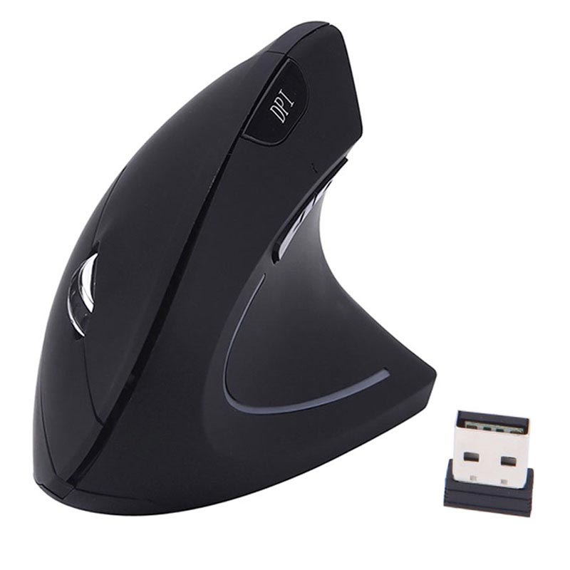 Modao Ergonomic 2.4G Wireless Vertical Mouse - Black