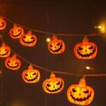 Modee H001 Halloween Pumpkin LED String Lights - 1.65m - 10 Pcs.