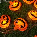 Modee H001 Halloween Pumpkin LED String Lights - 1.65m - 10 Pcs.