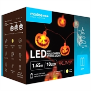 Modee H001 Halloween Pumpkin LED String Lights - 1.65m - 10 Pcs.