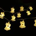Modee H002 Halloween Ghost LED String Lights - 1.65m - 10 Pcs.