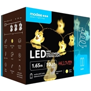 Modee H002 Halloween Ghost LED String Lights - 1.65m - 10 Pcs.