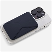 Moft x Movas Snap-On MagSafe Wallet Phone Stand - Navy Blue