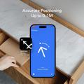 Momax BR18 PinCard Ultra Mini UWB Tracker for iOS - Apple Find My - Black