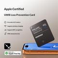 Momax BR18 PinCard Ultra Mini UWB Tracker for iOS - Apple Find My - Black