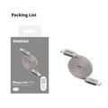 Momax DC88 Mag.Link Flat Magnetic USB-C Cable - 100W, 1m - Beige