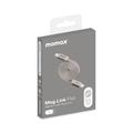 Momax DC88 Mag.Link Flat Magnetic USB-C Cable - 100W, 1m - Beige