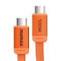 Momax DC88 Mag.Link Flat Magnetic USB-C Cable - 100W, 1m - Orange
