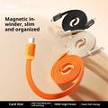 Momax DC88 Mag.Link Flat Magnetic USB-C Cable - 100W, 1m - Orange