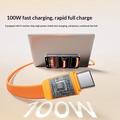 Momax DC88 Mag.Link Flat Magnetic USB-C Cable - 100W, 1m - Orange