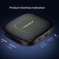 Mortal T1 Android 13 TV Box/4K Streaming Media Player - 2GB/8GB - Black