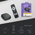 Mortal T1 Android 13 TV Box/4K Streaming Media Player - 2GB/8GB - Black