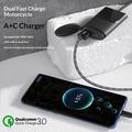 Motorcycle Phone Charger - 30W USB-C PD, 18W USB-A - Black