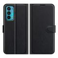 Motorola Edge 20 Wallet Case with Magnetic Closure - Black