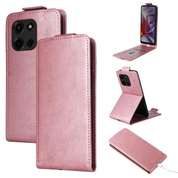 Motorola Edge (2025) Vertical Flip Case with Stand - Rose Gold
