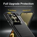 Motorola Edge (2026) Brushed TPU Case - Carbon Fiber - Black