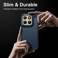 Motorola Edge (2026) Brushed TPU Case - Carbon Fiber - Blue