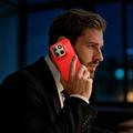 Motorola Edge (2026) Brushed TPU Case - Carbon Fiber - Red